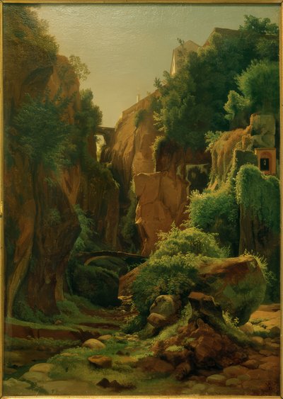 L.Gurlitt, desfiladeiro em Sorrento de Louis Gurlitt