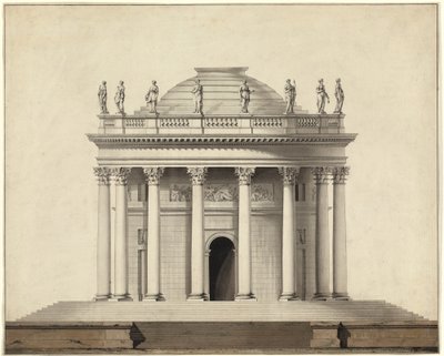 Um templo clássico de Louis Gustave Taraval