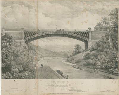 Ponte de Calton: litografia em zinco, nd [1826] de Louis Haghe