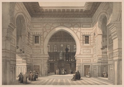 Egito e Núbia: Volume III - No. 36, Interior da Mesquita do Sultão El Ghoree de Louis Haghe