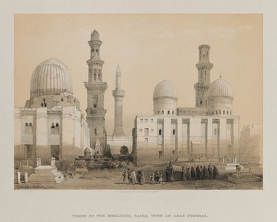 Egito e Núbia, Volume III: Tumba dos Memlooks, Cairo de Louis Haghe
