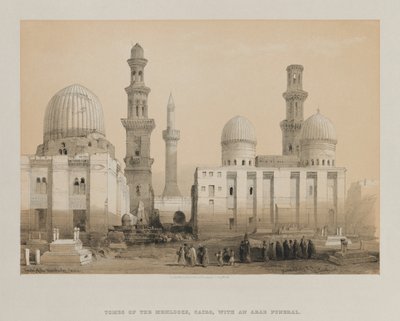 Egito e Núbia, Volume III: Tumba dos Memlooks, Cairo, 1849. de Louis Haghe