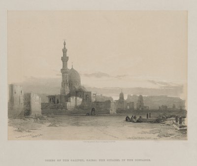 Egito e Núbia, Volume III: Tumbas do Califa, Cairo de Louis Haghe