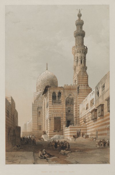 Egito e Núbia, Volume III: Tumbas dos Khalifs, Cairo de Louis Haghe