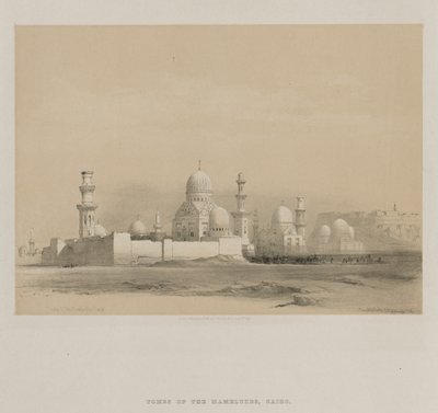 Egito e Núbia, Volume III: Túmulos dos Memlooks, Cairo, 1849. de Louis Haghe