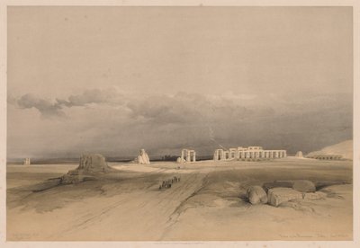 Egito e Núbia: Volume II - Nº 8, Ruínas do Memnonium, Tebas, 1838. de Louis Haghe