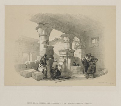 Egito e Núbia, Volume II: Dayr-El-Medeeneh, Tebas, 1848. de Louis Haghe
