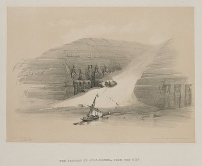 Egito e Núbia, Volume II: Templos Escavados de Abu Simbel, Núbia de Louis Haghe