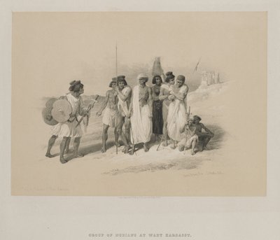 Egito e Núbia, Volume II: Grupo de Núbios-Wady Kardasey de Louis Haghe