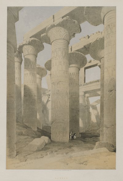 Egito e Núbia, Volume II: Karnac, 1847. de Louis Haghe