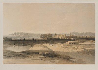 Egito e Núbia, Volume II: Karnak de Louis Haghe