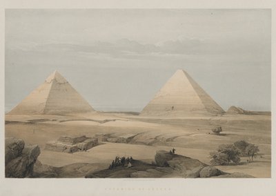 Egito e Núbia, Volume II: Pirâmides de Geezeh de Louis Haghe