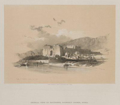 Egito e Nubia, Volume II: Templo de Kababshe, Nubia, 1848. de Louis Haghe