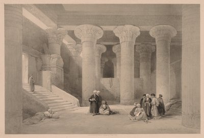 Egito e Núbia: Volume I - No. 24, Templo de Esneh de Louis Haghe