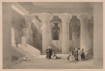 Egito e Núbia: Volume I - Nº 24, Templo de Esneh, 1838. de Louis Haghe