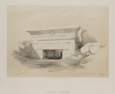Egito e Núbia, Volume I: Dendera de Louis Haghe