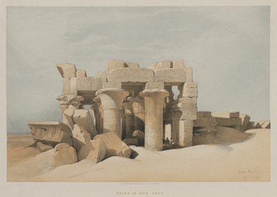 Egito e Núbia, Volume I: Kom-Ombo de Louis Haghe