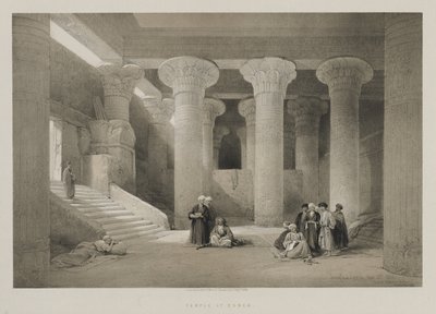 Egito e Núbia, Volume I: Templo de Esneh, 1846. de Louis Haghe