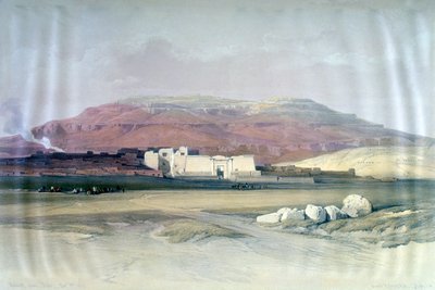 Medinet Abou, Tebas, 8 de dezembro de 1832, Egito, século XIX de Louis Haghe