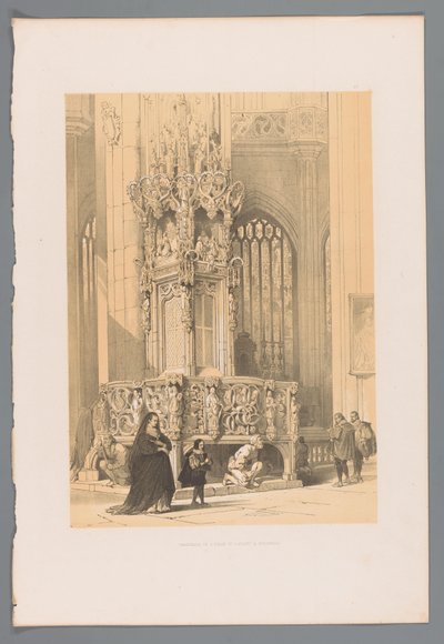 Tabernáculo no Sint-Laurentiuskerk te Neurenberg
Tabernáculo na Igreja de São Lourenço em Nuremberga (título sobre o objecto) de Louis Haghe