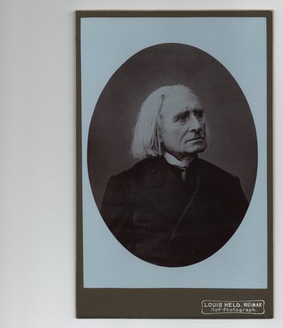 Franz Liszt (1811-1886) (1880, fotografia) de Louis Held