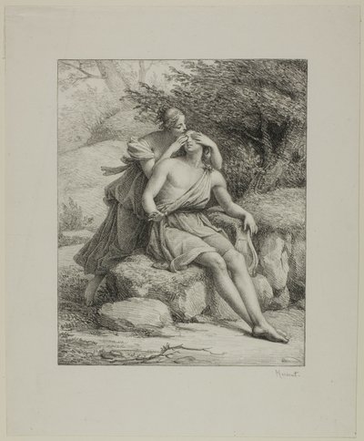 Orfeu e Eurídice de Louis Hersent