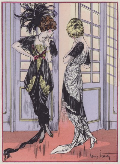 Moda feminina da década de 1910 do estilista Zimmermann de Louis Icart