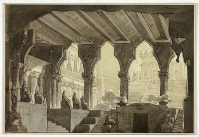 Conceção do palco de Louis Jean Desprez