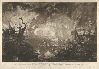 A captura de Selinus por Hannibal.nd de Louis Jean Desprez