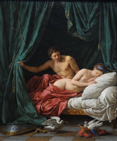 Alegoria da paz em Marte e Vênus, 1770 de Louis Jean François Lagrenée