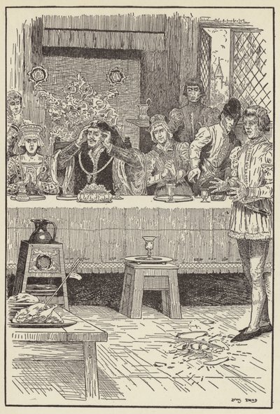 Uma flecha veio zunindo pela janela aberta de Louis John Rhead