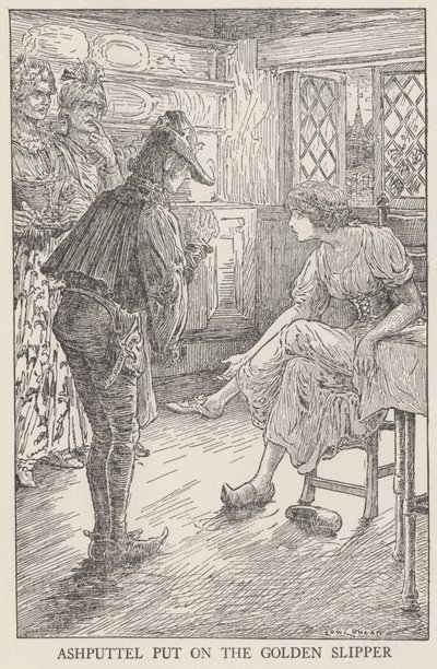 Cinderela (litho) de Louis John Rhead