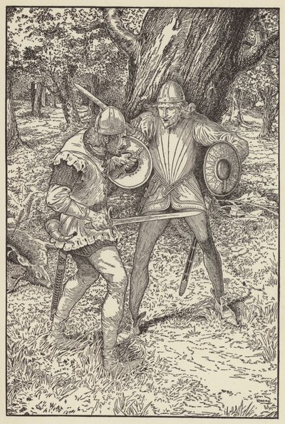 Deus-um-misericórdia, bom companheiro, quieto Robin, Fain eu saberia o teu nome de Louis John Rhead