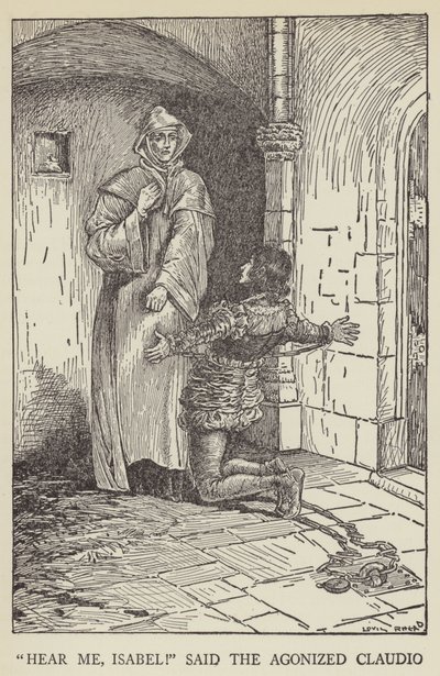 Me ouça, Isabel! disse o agonizante Claudio de Louis John Rhead