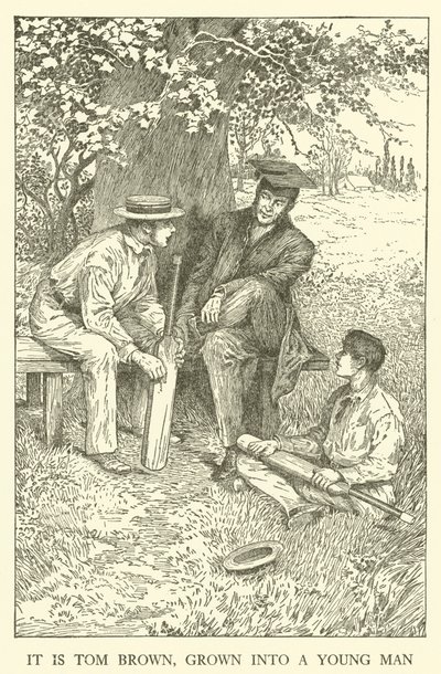 Ilustração para Tom Browns School-Days (gravura) de Louis John Rhead