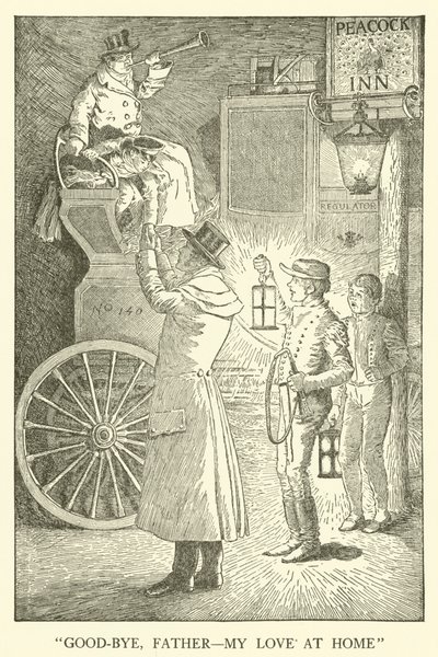 Ilustração para Tom Browns School-Days (gravura) de Louis John Rhead
