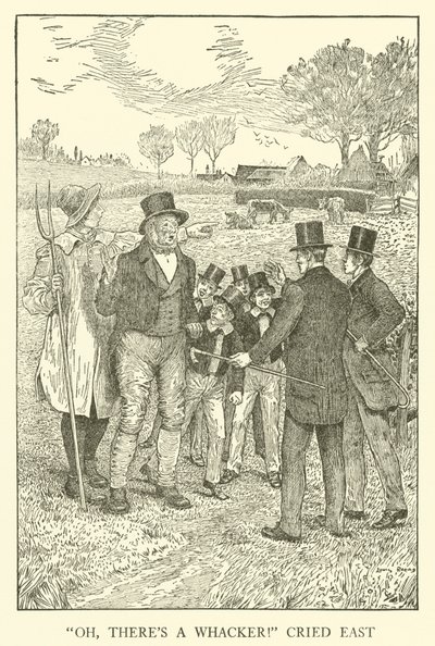 Ilustração para Tom Browns School-Days (gravura) de Louis John Rhead