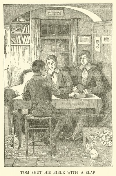 Ilustração para Tom Browns School-Days (gravura) de Louis John Rhead