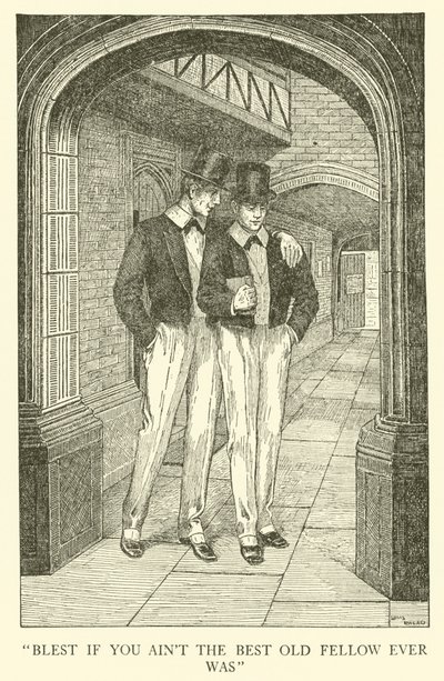 Ilustração para Tom Browns School-Days (gravura) de Louis John Rhead