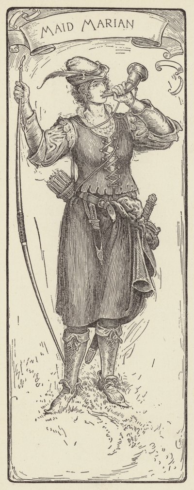 Marian empregada doméstica de Louis John Rhead