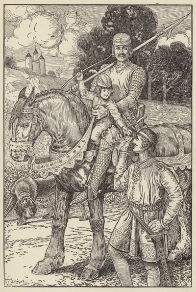 Robert iria atirar com seu próprio arco nos esquilos de Louis John Rhead