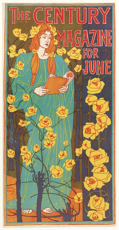 The Century Magazine para junho, pub. 1896 de Louis John Rhead