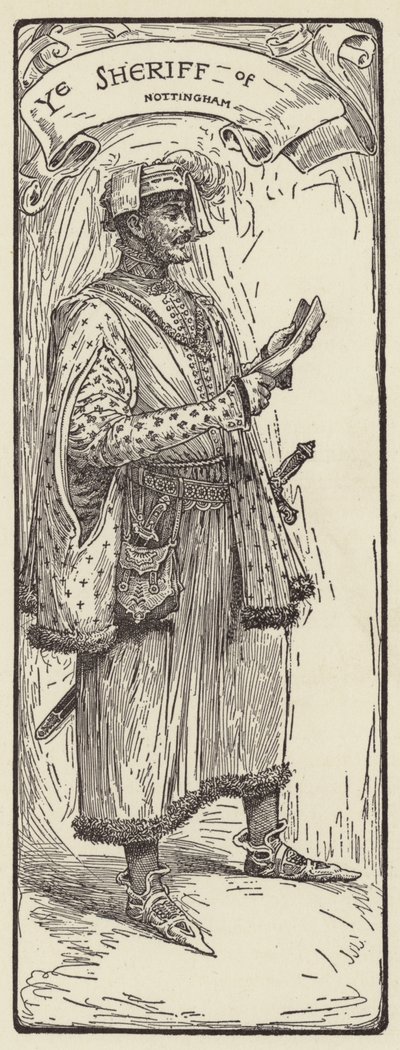 O xerife de nottingham de Louis John Rhead