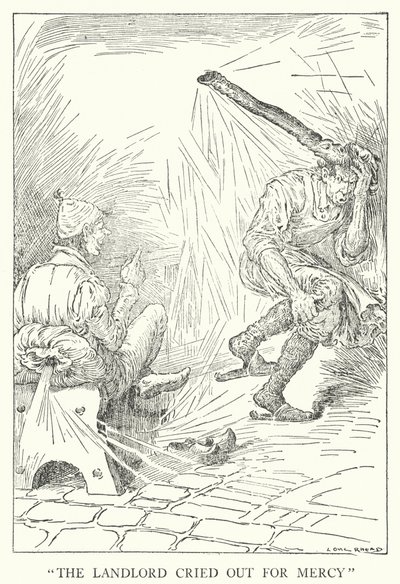 "O senhorio clamou por misericórdia" (litho) de Louis John Rhead