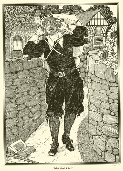 O que devo fazer? (gravura) de Louis John Rhead