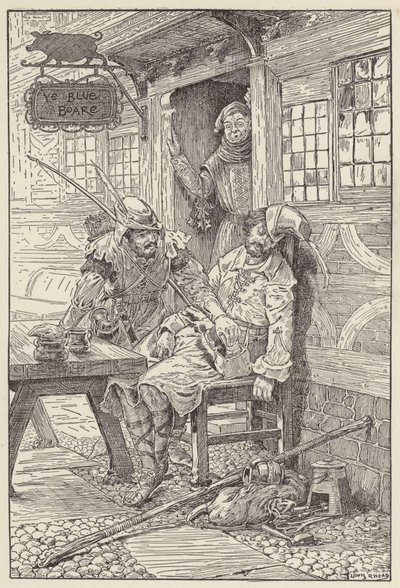 Com um sorriso no rosto, ele estendeu a mão e tirou o mandado de Louis John Rhead