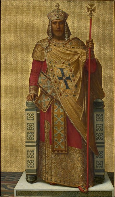Baldwin I de Constantinopla, 1872-1877. de Louis Joseph Gallait