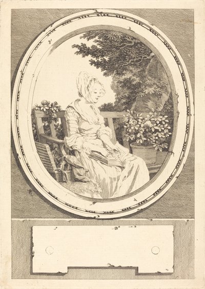 Jusques dans la moindre chose de Louis Joseph Masquelier after Pierre Antoine Baudouin