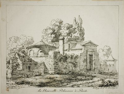 O novo polonês em Paris de Louis Jules Frederic Villeneuve