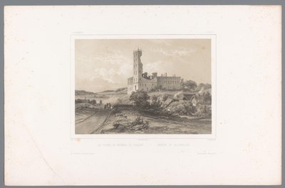 Vista das ruínas de Koldinghus
Les ruines du château de Coldinghuus / Ruiner of Koldinghuus (título sobre o objecto)
Faces na Escandinávia (título da série)
Vues du Nord. Danemarck (título da série) de Louis Julien Jacottet